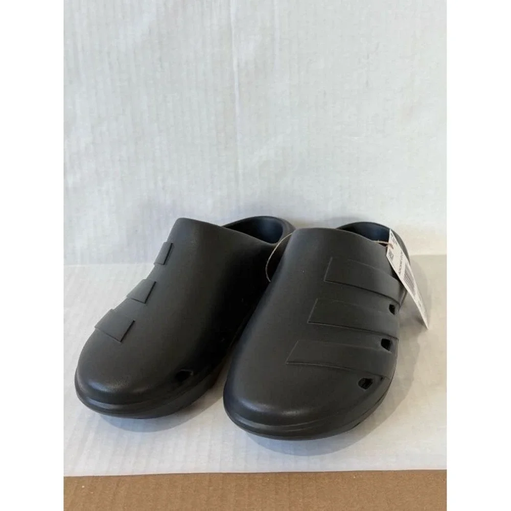 Adidas‎ Adicane HQ9918 Unisex US M7/W8 Clogs Carbon Core Black Slip-On Sandals